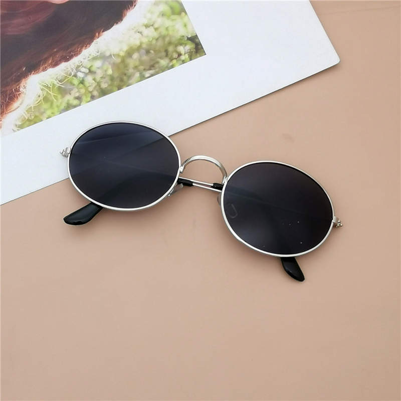 Silver Grey2021 new pattern Sunglasses Ocean slice Transparent red Street shot fashion glasses ma'am Sunglasses wholesale Hip hop Small frame