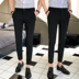 Quần âu nam kinh doanh Hàn Quốc phiên bản của xu hướng tự canh tác của quần chân Anh chín quần quần đàn hồi thanh niên quần 9 điểm Quần