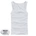 Mô hình vụ nổ mùa hè vòng cổ vest nam cotton đàn hồi close-fitting thể thao chặt chẽ trẻ áo rắn màu vest 2018 triều Áo vest cotton