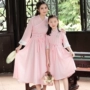 Mùa xuân và mùa hè mặc trang phục cha mẹ và con gái ăn mặc retro cải tiến quần áo Trung Quốc yếu tố Trung Quốc hàng ngày phong cách phục vụ công chúa lớp Trung Quốc - Trang phục dành cho cha mẹ và con bexinhshop shop