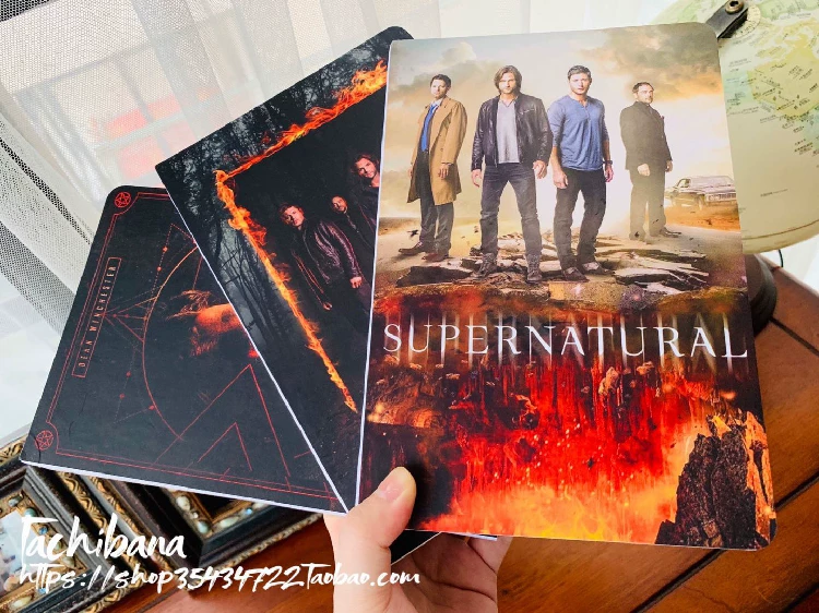 Твёрдый блокнот SPN A5 «Supernatural», жёсткая ламинированная обложка, 80 г, 160 стр.