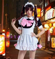 Trang phục hầu gái đen Akihabara phục vụ đêm bia chị COSPLAY anime show game trang phục - Cosplay cosplay đồ ngủ