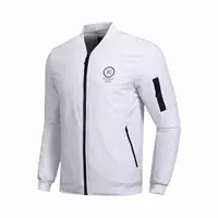 Li Ning 2018 mùa đông mới thể thao thời trang nam áo khoác cotton ngắn AJMN021-3-1 áo phao hàng hiệu