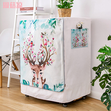 Чехол на стиральную машинку 加厚棉麻滚筒洗衣机罩套防水防晒防尘海尔美的小天鹅西门子全自动 Week