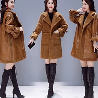 Mùa đông 2018 mới của phụ nữ thời trang áo len dài tay đi lại phiên bản Hàn Quốc của phiên bản Hàn Quốc nhỏ nhắn của gió hương ulzzang - Áo Hàn Quốc áo khoác dạ nữ ngắn