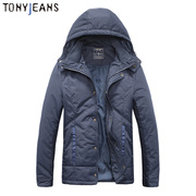 TONYJEANS Tony Junshi nam mùa thu và mùa đông bông quần áo, bông băng khâu áo khoác 1224104430