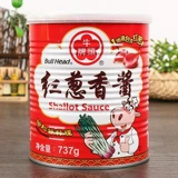 Bull Head Brand Red Green Sauce Sauce 737G Тайваньский соус зеленый лук -соус Красный зеленый лук приправы рис приправы красный зеленый лук соус
