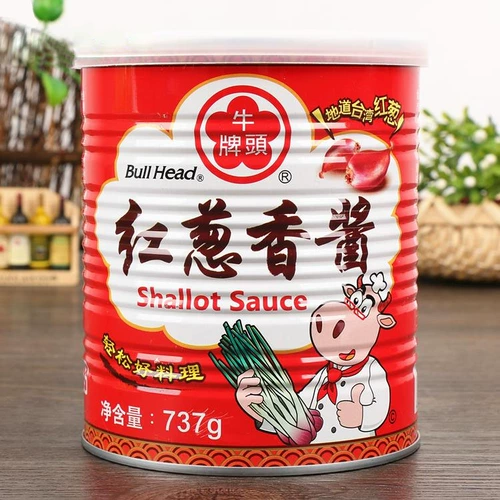 Bull Head Brand Red Green Sauce Sauce 737G Тайваньский соус зеленый лук -соус Красный зеленый лук приправы рис приправы красный зеленый лук соус