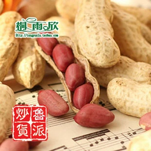 [Tong Yuxin_ Оригинальный арахис 205G] 6 кусочков бесплатной доставки, приготовленных с раковинами из четырех красных арахисов красные арахисы