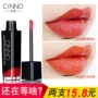 Son môi lỏng son bóng giữ ẩm không đánh dấu carmine đỏ không thấm nước kéo dài dye lip gloss lip lỏng cắn lip trang điểm 	son bóng merzy bảng màu	