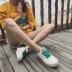 Giày vải mới 2018 nữ sinh viên phiên bản Hàn Quốc của ulzzang mùa thu hoang dã phẳng Harajuku chic giày phong cách Hàn Quốc giày thể thao nữ Plimsolls