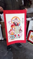 Tianjin Yangliu Youth Painting Fortune God Paper Paper