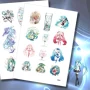 Hatsune Miku nhãn dán phim hoạt hình anime tay tài khoản tài liệu dán hành lý dán máy tính xách tay V nhà xung quanh vocaloid ảnh sticker cute