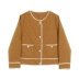 Áo khoác cotton MUKOK áo khoác nữ mùa thu đông 2019 Thời trang mới phiên bản Hàn Quốc áo khoác ngắn ấm áp ngắn - Bông Bông