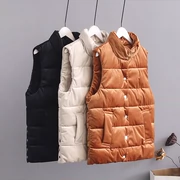 Mùa thu và mùa đông cotton vest nữ MM200 kg cộng với phân bón XL vàng nhung nhung vest ấm vest vest