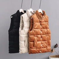 Mùa thu và mùa đông cotton vest nữ MM200 kg cộng với phân bón XL vàng nhung nhung vest ấm vest vest đồ nữ