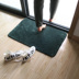 Tầng mat màu rắn chống ẩm retro màu nước hấp thụ đơn giản tầng mat cửa phòng ngủ cửa phòng tắm mat tầng máy có thể giặt Thảm sàn