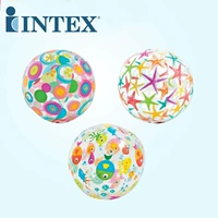 Intex, пляжный мяч для водного поло для игр в воде, водная надувная гандбольная большая игрушка, пляжный стиль