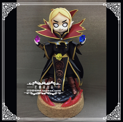 taobao agent The railing hand -painted knife tower legend hand game peripheral clay hand -made call Calle q version is proper to the custom