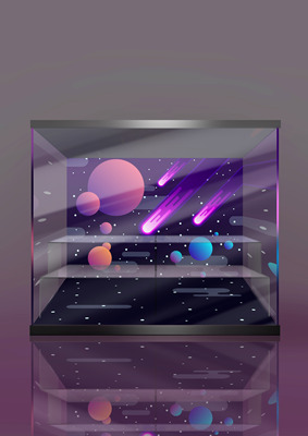 taobao agent 【Move】Bubble Mattiqi Astronomy Series 12 -person ladder display box