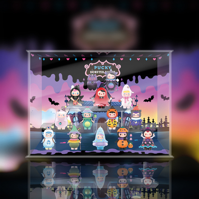 taobao agent 【Move】Bubble Mart Pucky Biqi Halloween Tide Blind Blind Blind Special display box