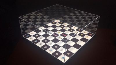 taobao agent [Can't move] Angel doll jasmine doll international chess molly chess chess board display box
