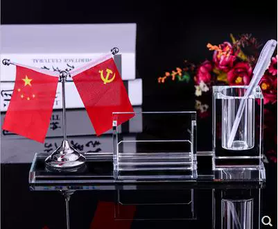Держатель для ручек, стеклянный креативный комплект для офиса, 3 предмета, делается под заказ, креативный подарок