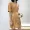 FST Roolev nữ 2019 hè V-cổ Pháp quai eo đơn ngực ngắn tay váy khí chất - Sản phẩm HOT
