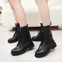 Tomb ghi chú COS Zhang Qiling anh trai bọ cạp màu đen Jin Muyan Nam chim phổ giày boots cosplay boot trắng cao cổ