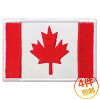 Canada cờ đeo băng tay huy hiệu huy hiệu thêu Velcro băng đeo tay túi quần áo huy hiệu chương có thể được tùy chỉnh - Những người đam mê quân sự hàng may mặc / sản phẩm quạt quân đội ao quan doi