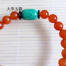 Украшения на руку 天然孔雀石 玉髓 手链