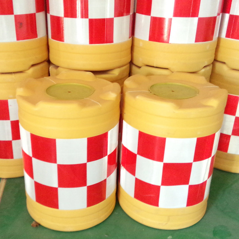 道路交通大小水马围栏圆形塑料防撞桶隔离墩路障安全隔离带