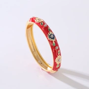 Bắc Kinh Modern Craft Cloisonne Bracelet Quà tặng phong cách Trung Quốc Vòng tay người lớn Thời trang Trang sức Bắc Kinh Quà tặng nổi bật