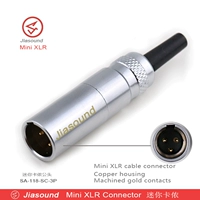 Mini XLR Pure Mopper Card Кэкет с тремя талиями микрофонная штекерная штекер