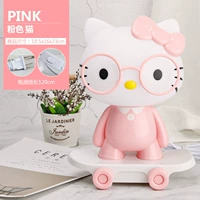 Симпатичный кот розовый