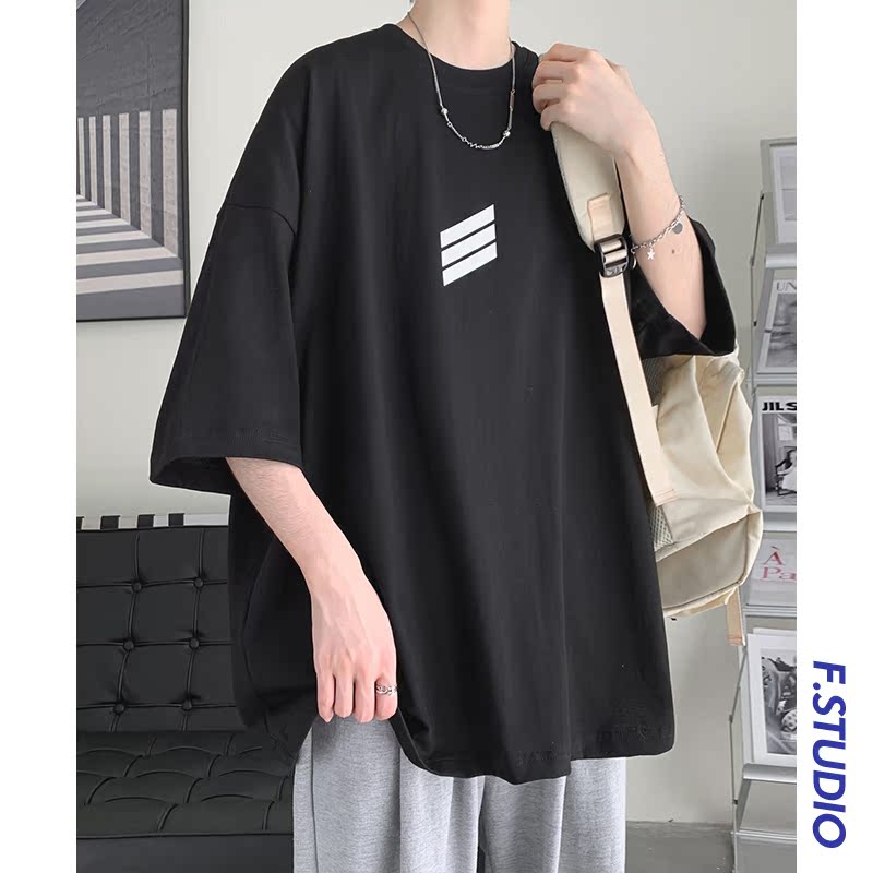 2021 summer trend simple printing fashion short sleeve men's T-shirt