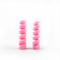 Android спиральная защитная крышка розовые 4 пакета 8 штук