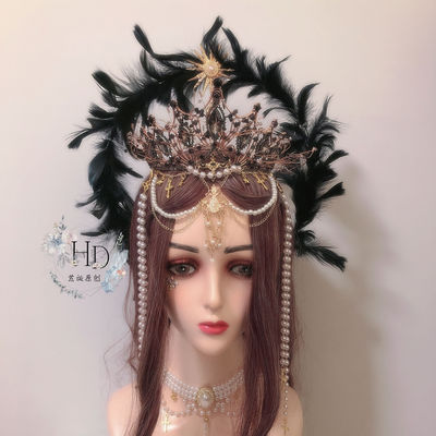 taobao agent Black hair accessory, Lolita style