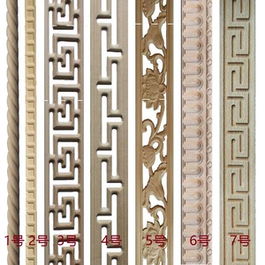 Dongyang Wood Caring Line Line Line Line Decorative Lines Stick Line Line Line Hollow Hollow Kick Петля Цветочная сетка потолок