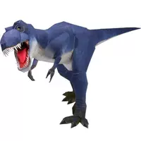 Tyrannosaurus Khủng long Jurassic thủ công giấy DIY đồ trang trí thủ công giấy cần phải được cắt - Mô hình giấy mô hình bằng giấy	