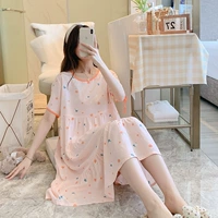 1695 круглая шея розовая маленькая точка