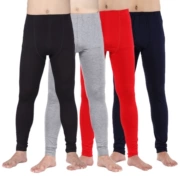 Modal skinny nam dài quần cộng với quần legging nam size lớn co giãn ấm mỡ lót quần năm nay màu đỏ