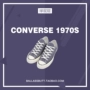 Ball Ass Converse Converse 1970s Giày vải đôi màu xám 159625C giày sneaker nike