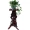 Rễ tự nhiên khắc hoa gốc khắc phân cơ sở trang trí gốc khắc cơ sở gốc cây bonsai hoa đứng phân gốc khắc gỗ - Các món ăn khao khát gốc