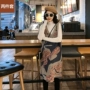 Phụ nữ mang thai đan áo 2018 phiên bản Hàn Quốc mới của mẹ bầu lỏng áo bà bầu mùa thu áo vest hai dây đầm bầu cao cấp