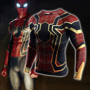 Spiderman Vớ The Avengers 3 Vô Hạn Chiến Tranh Quần Áo Thể Dục Thể Thao Áo Khoác Marvel Dài Tay Áo T-Shirt