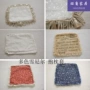 Vỏ gối chenille ban đầu không chứa lõi. Vỏ đệm thành phẩm rất đơn giản và hiện đại. ghế lười phòng ngủ