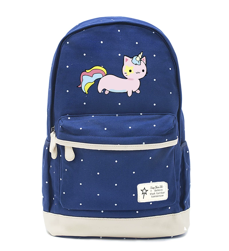 Рюкзак Pusheen для начальной и средней школы, милый принт кота, 30×15×13,75 см