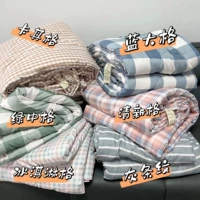Есть множество японских заказов!Перемешайте и согревайте!Удобный yunjin хлопок японский стиль, простота кожа, проверенное соевое одеяло сетки