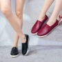 Giày chống nước mưa nữ ống ngắn dành cho người lớn đi mưa thời trang Hàn Quốc Giày dép chống nước dễ thương làm việc nhà bếp thấp để giúp giày cao su trượt bọc giày đi mưa cao su